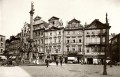 Mariánský sloup na Staroměstském náměstí v Praze (historické